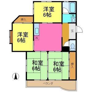 4DK 間取り図