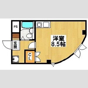 ワンルーム 間取り図