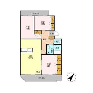 3LDK 間取り図
