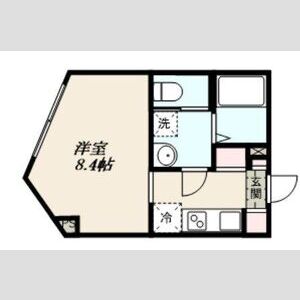 ワンルーム 間取り図