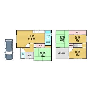 4LDK 間取り図