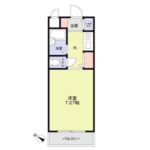 ワンルーム 間取り図