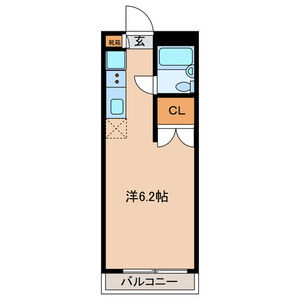ワンルーム 間取り図