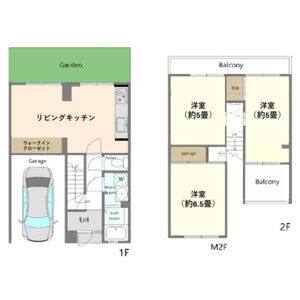 3LDK 間取り図