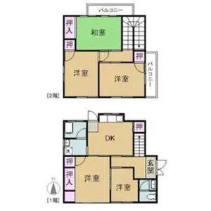 5DK 間取り図