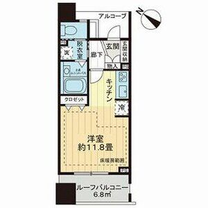 ワンルーム 間取り図