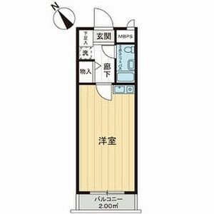 ワンルーム 間取り図