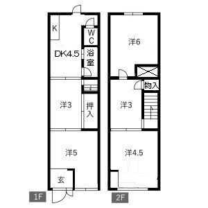 5DK 間取り図