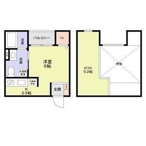 ワンルーム 間取り図