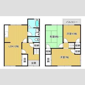 3LDK 間取り図