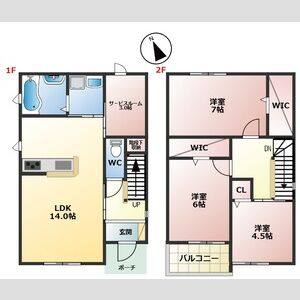 3LDK 間取り図