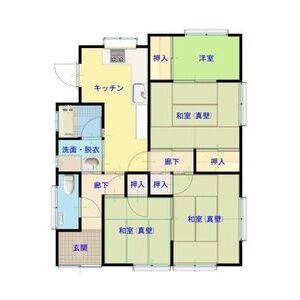 4K 間取り図