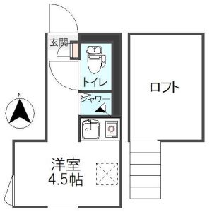 ワンルーム 間取り図
