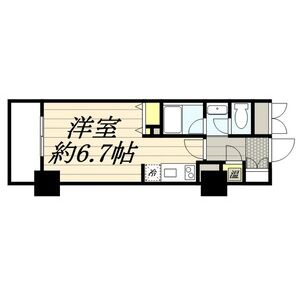 ワンルーム 間取り図