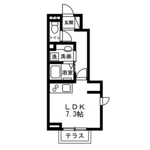 ワンルーム 間取り図