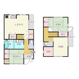 3LDK 間取り図