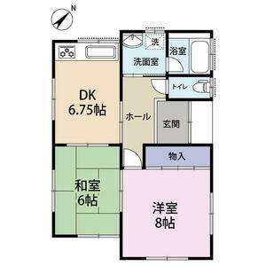 2DK 間取り図