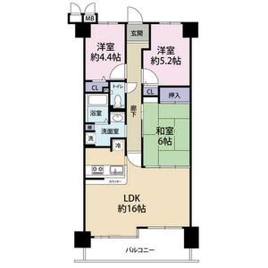 3LDK 間取り図