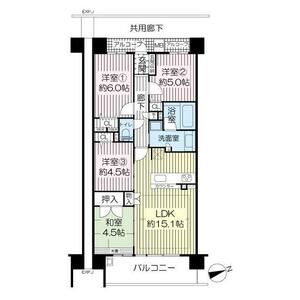 4LDK 間取り図