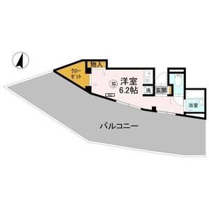 ワンルーム 間取り図