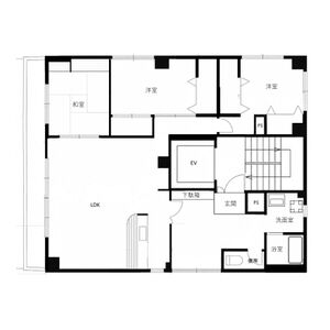 3LDK 間取り図
