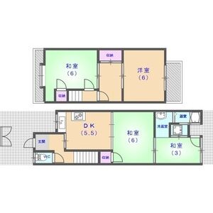 4DK 間取り図