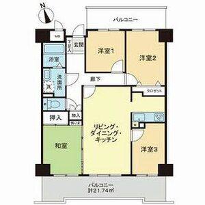 4LDK 間取り図