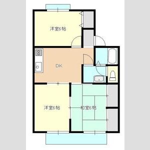 3DK 間取り図