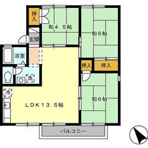3LDK 間取り図