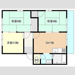 3DK 間取り図