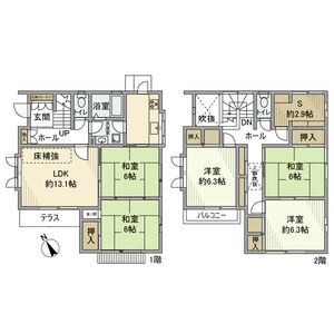 5LDK 間取り図