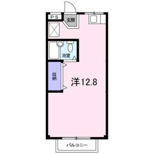 ワンルーム 間取り図