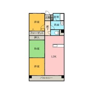 3LDK 間取り図