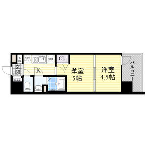 2K 間取り図