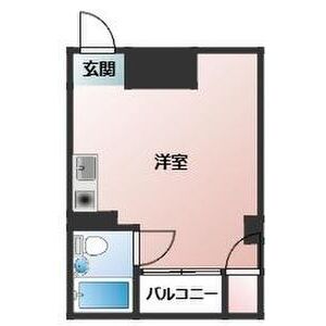 ワンルーム 間取り図