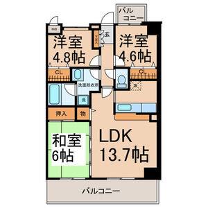 3LDK 間取り図