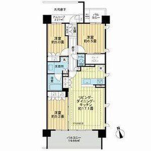 3LDK 間取り図