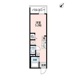 ワンルーム 間取り図