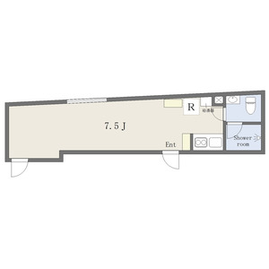 ワンルーム 間取り図