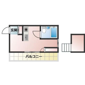 ワンルーム 間取り図