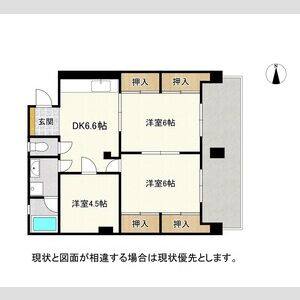 3DK 間取り図