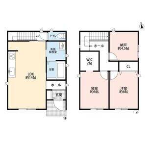 3LDK 間取り図