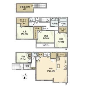 4LDK 間取り図
