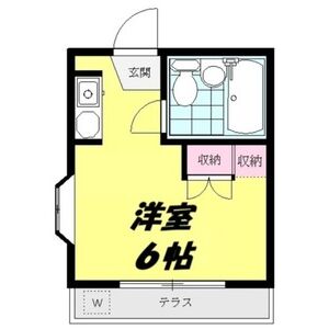 ワンルーム 間取り図