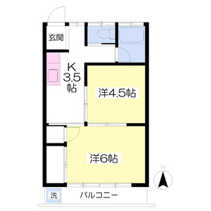 2K 間取り図