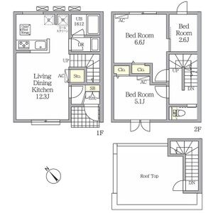 3LDK 間取り図