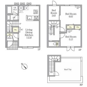 3LDK 間取り図