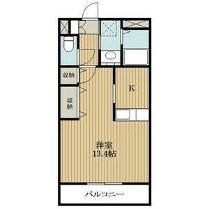 ワンルーム 間取り図