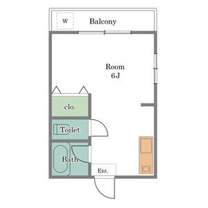 ワンルーム 間取り図