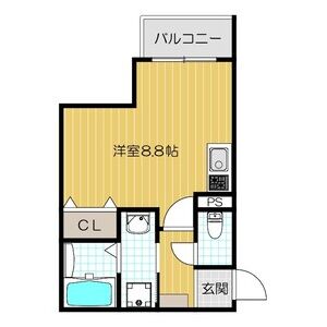 ワンルーム 間取り図